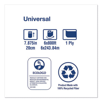 Tork® Universal Hand Towel Roll, 7.88" X 800 Ft, White, 6 Rolls-carton freeshipping - TVN Wholesale
